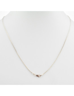 Chaîne en argent 925 - Diamètre 1 mm