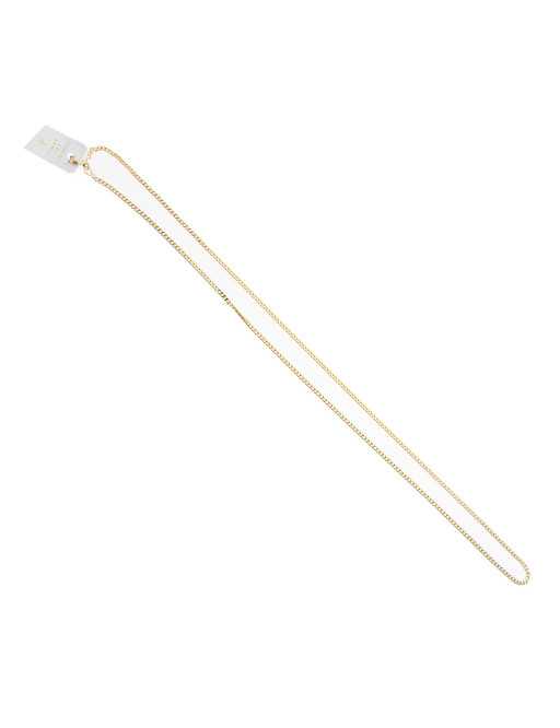 Chaîne en laqué or - Maillon 2 mm