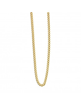 Chaîne en plaqué or - Maillon 1 mm - Longueur 45 cm
