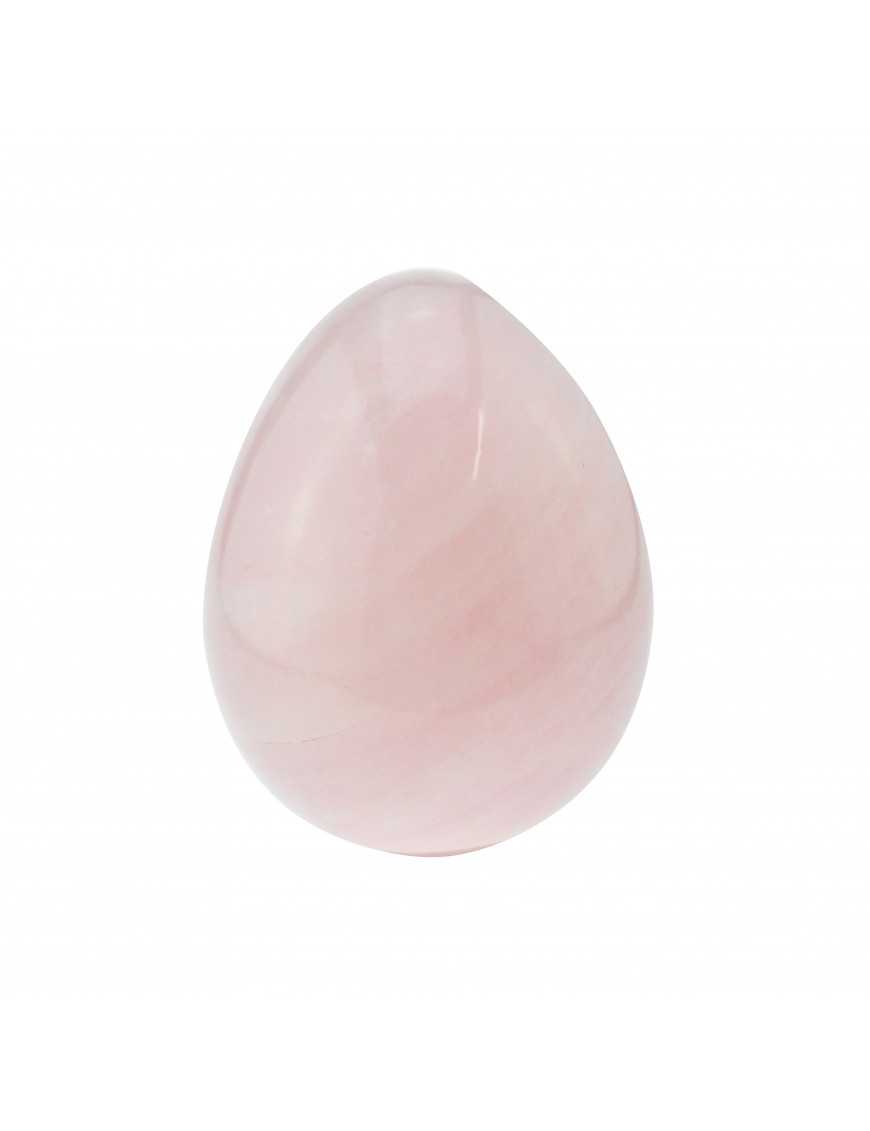 Oeuf Quart rose - Grand modèle - 13,5 x 10,5 cm