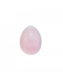 Oeuf Quart rose - Petit modèle - 7,6 x 5,8 cm