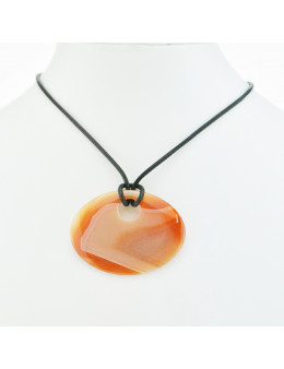Pendentif Cornaline ovale