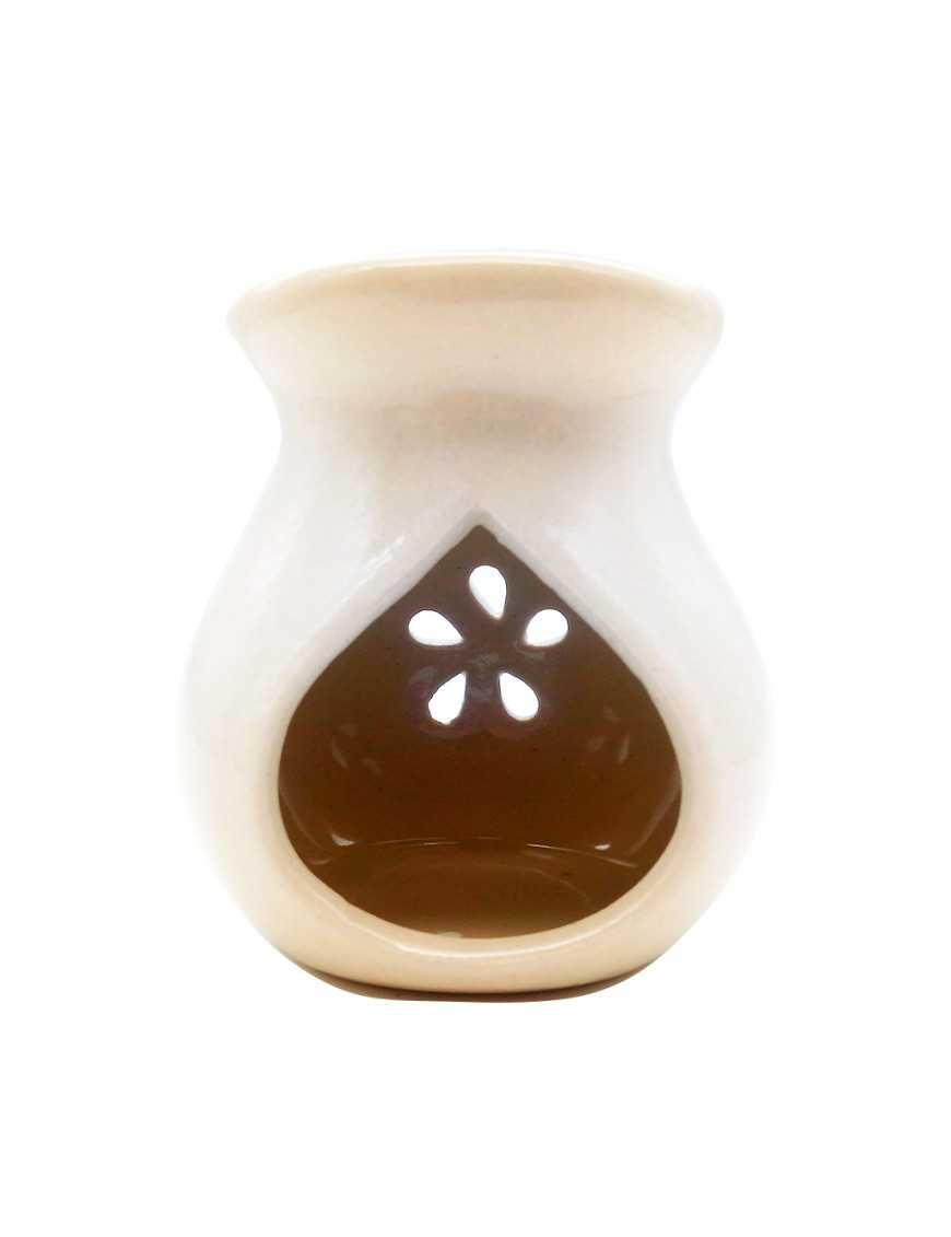 Brûle-encens en céramique émaillée, ajouré, 9 cm