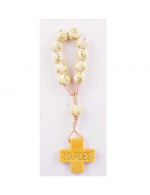 Dizainier corde avec perles bois