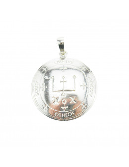 Pendentif médaille Archanges argent 925 - Diamètre 3 cm