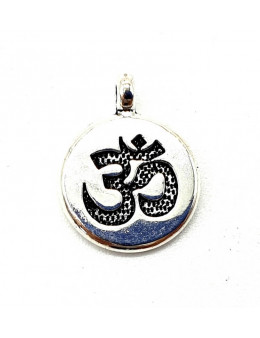 Pendentif Fabrace OM Argent 2cm 