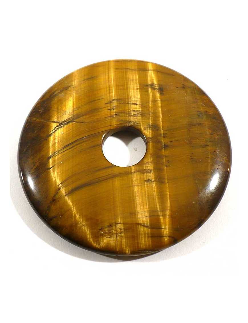 Pendentif Donut Oeil de Tigre 35mm