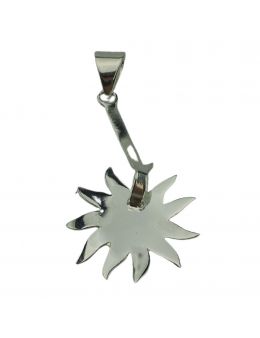 Pendentif acier - Soleil