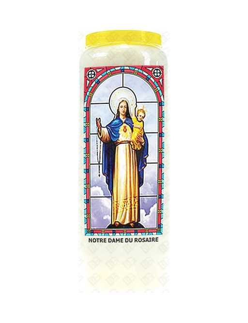 Neuvaine vitrail : Notre Dame du Rosaire
