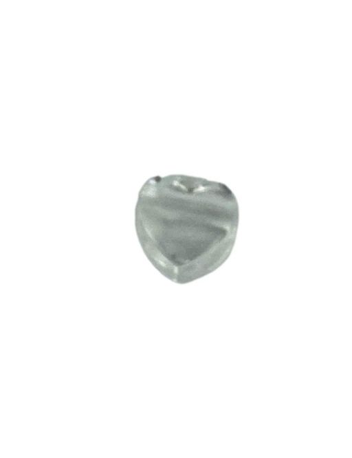 Petit Pendentif Coeur - Cristal de roche - 1 cm 