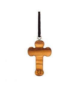 Croix Olivier/métal - Cordon
