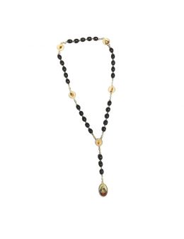 Chapelet - 5 plaies - Noir