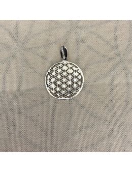 Pendentif Argent - Fleur de vie - 30 mm