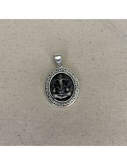 Pendentif Argent /Noir - Ganesh