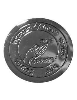 Plaque talismanique - Hématite - Pentacle de la Lune