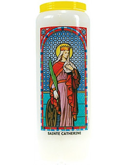 Neuvaine vitrail : Sainte Catherine