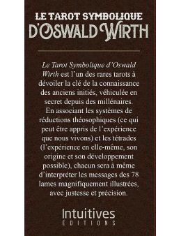 Coffret Le tarot symbolique d'Oswald Wirth - Editions Intuitives