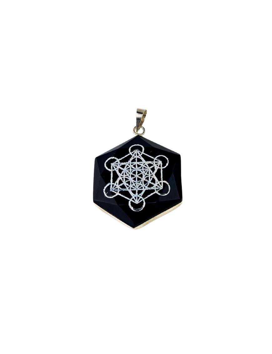 Pendentif Obsidienne Métatron