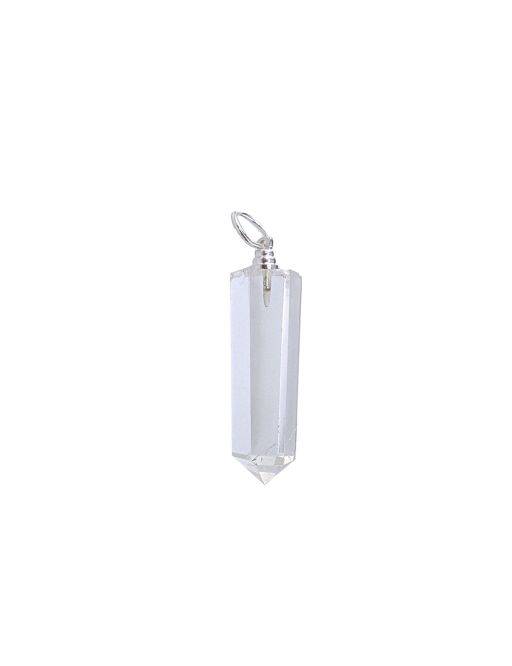 Pendentif - Obélisque - Cristal de Roche - Quartz 