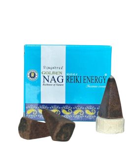 Encens cone Vijayshree Golden - Nag Reiki Energy 10 pcs