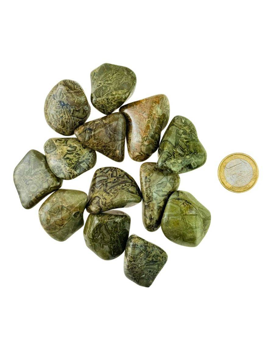 Pierre roulée - Jaspe Serpentine - 10-20g