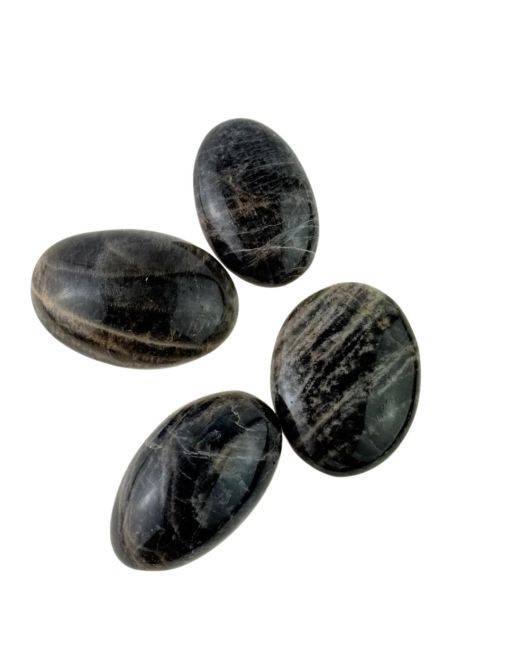 Galets Pierre de Lune Noire