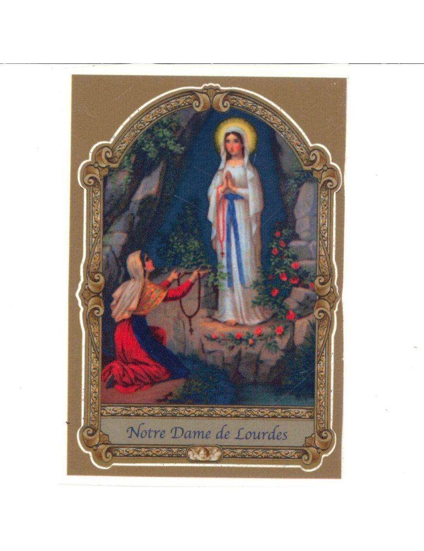 AutocollantNotre Dame de lourdes
