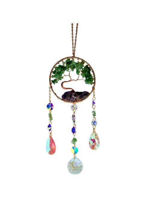 Attrape rêves Arbre de Vie Aventurine Attrape rêves Arbre de Vie Aventurine