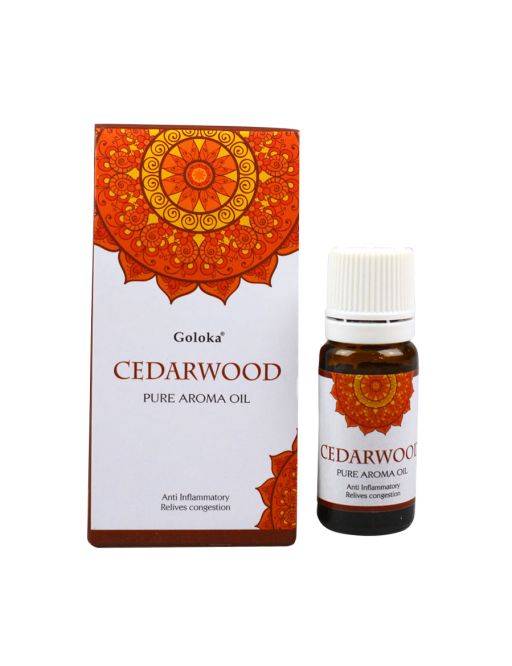 Huile parfumée Goloka 10 mL - Bois de cèdre Huile parfumée Goloka 10 mL - Bois de cèdre