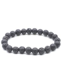 Bracelet Pierre de Lave perles 8mm