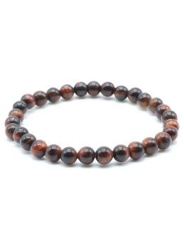 Bracelet Oeil de Taureau perles 6mm