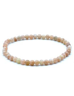 Bracelet Pierre de Soleil 'AA' perles 4mm