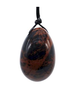 Oeuf de Yoni Obsidienne Mahogany 4.5cm