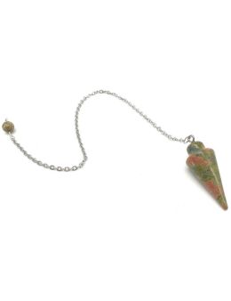 Pendule Goutte Unakite 3cm