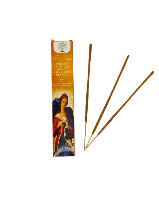 Encens Providence Marie qui défait lesNoeuds -Rose - 20g