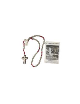 Chapelet de combat Saint Michel + Livret- Corde - 2 Médailles - 100gr