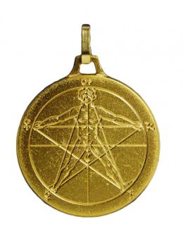 Pentacle Agrippa - Médaille talismanique - 3cm
