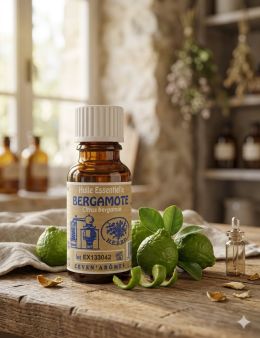 Huile essentielle de Bergamote 20 mL avec Compte-goutte