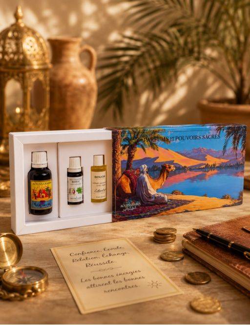 Vente et Clients - Coffret de Parfums Aoussarabia