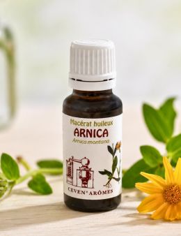 Macérat huileux d'Arnica 20 ml avec Compte-gouttes