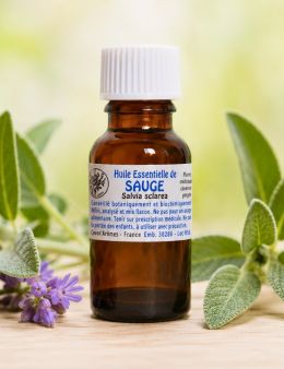 Huile essentielle de Sauge 20 ml avec Compte-gouttes