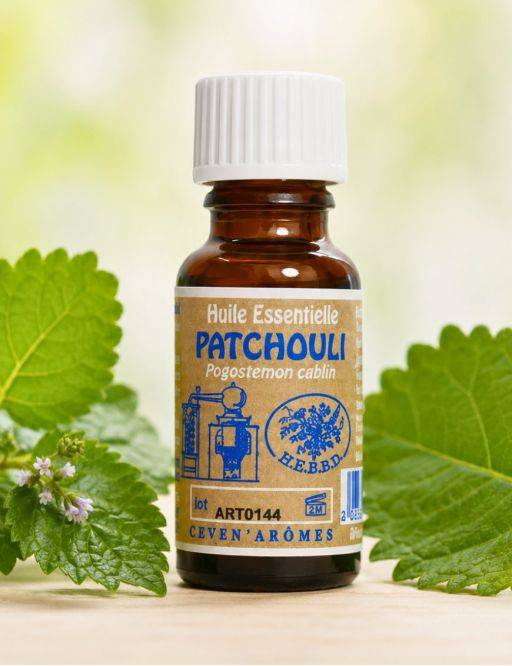Huile essentielle de Patchouli 20 ml avec Compte-gouttes