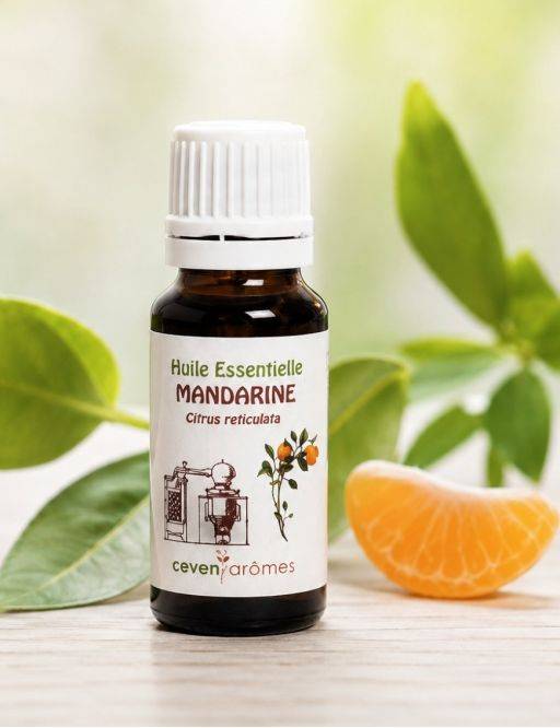 Huile essentielle de Mandarine 20 ml avec Compte-gouttes