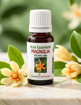 Huile essentielle de Magnolia 10 ml avec Compte-gouttes