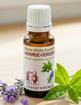 Huile essentielle de Lavande Verveine 20 ml avec Compte-gouttes