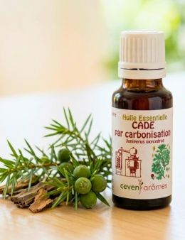 Huile essentielle de Cade par carbonisation 20 ml avec Compte-gouttes