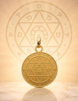 Pentacle de la chance - Médaille talismanique - 3cm