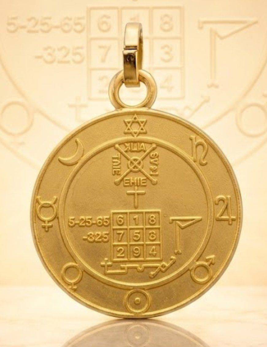 Pentacle Universel - Médaille talismanique - 3cm