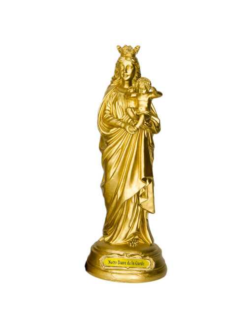 Statue résine peinte à la main Notre Dame de la Garde 20 cm
