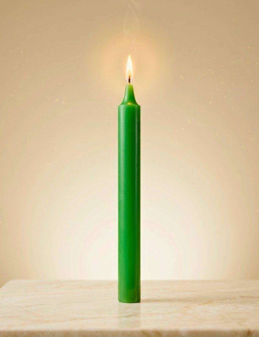 Bougie - Vert Vif